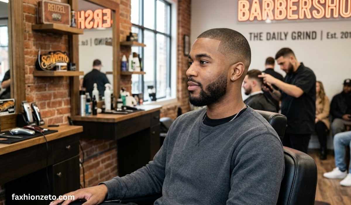 Low Taper Fade with Buzz Cut